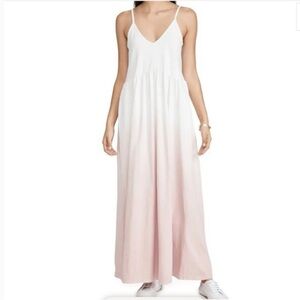 NWT Z Supply Hazy Ombre Maxi Dress in Pink Blossom Size Medium